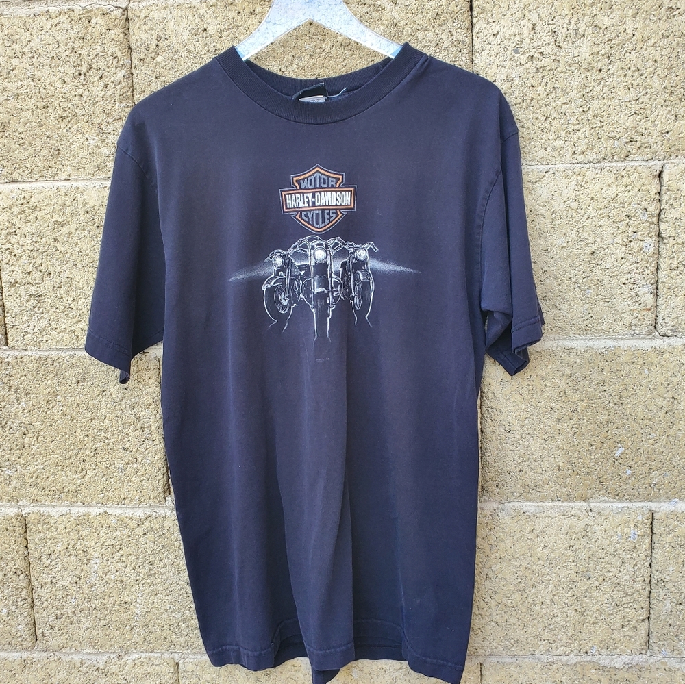 Harley Davidson Black Distressed Shirt